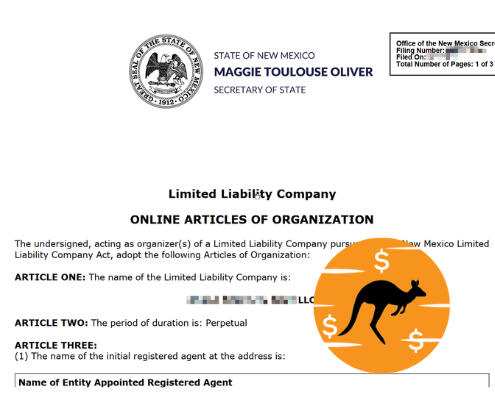 Articles of Organization